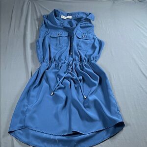 Gypsies & Moondust Blue Sleeveless dress G0016